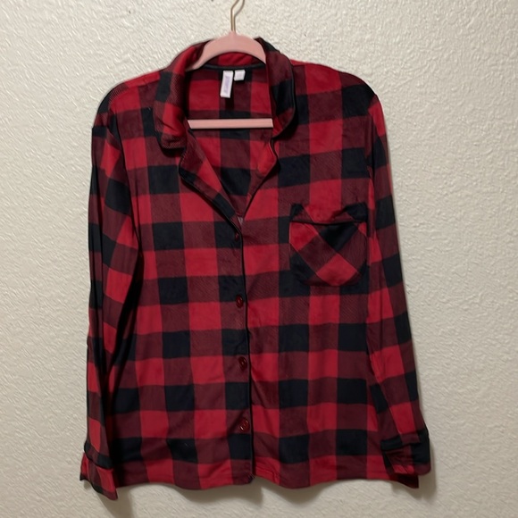 Joyspun Women's Black & Red Buffalo Print Pajamas. Very Good Condition. Size L. - Picture 4 of 14